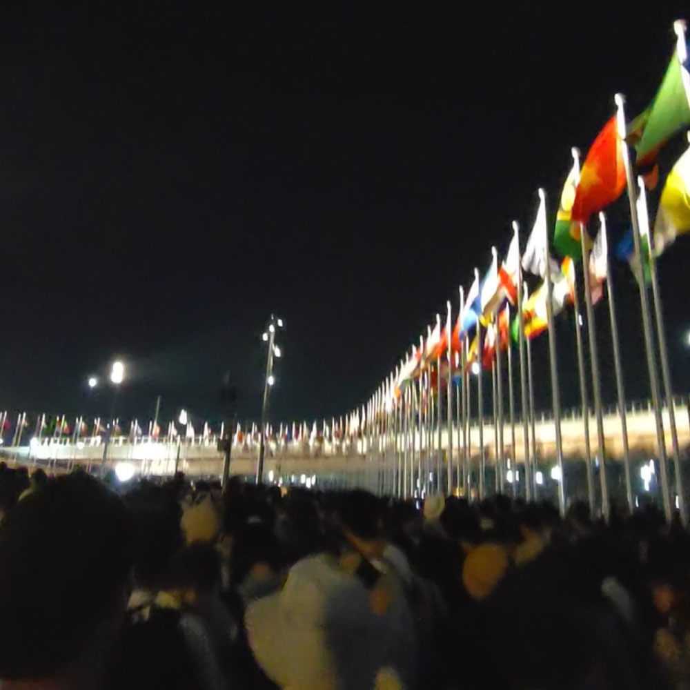 2025万博-帰りの行列